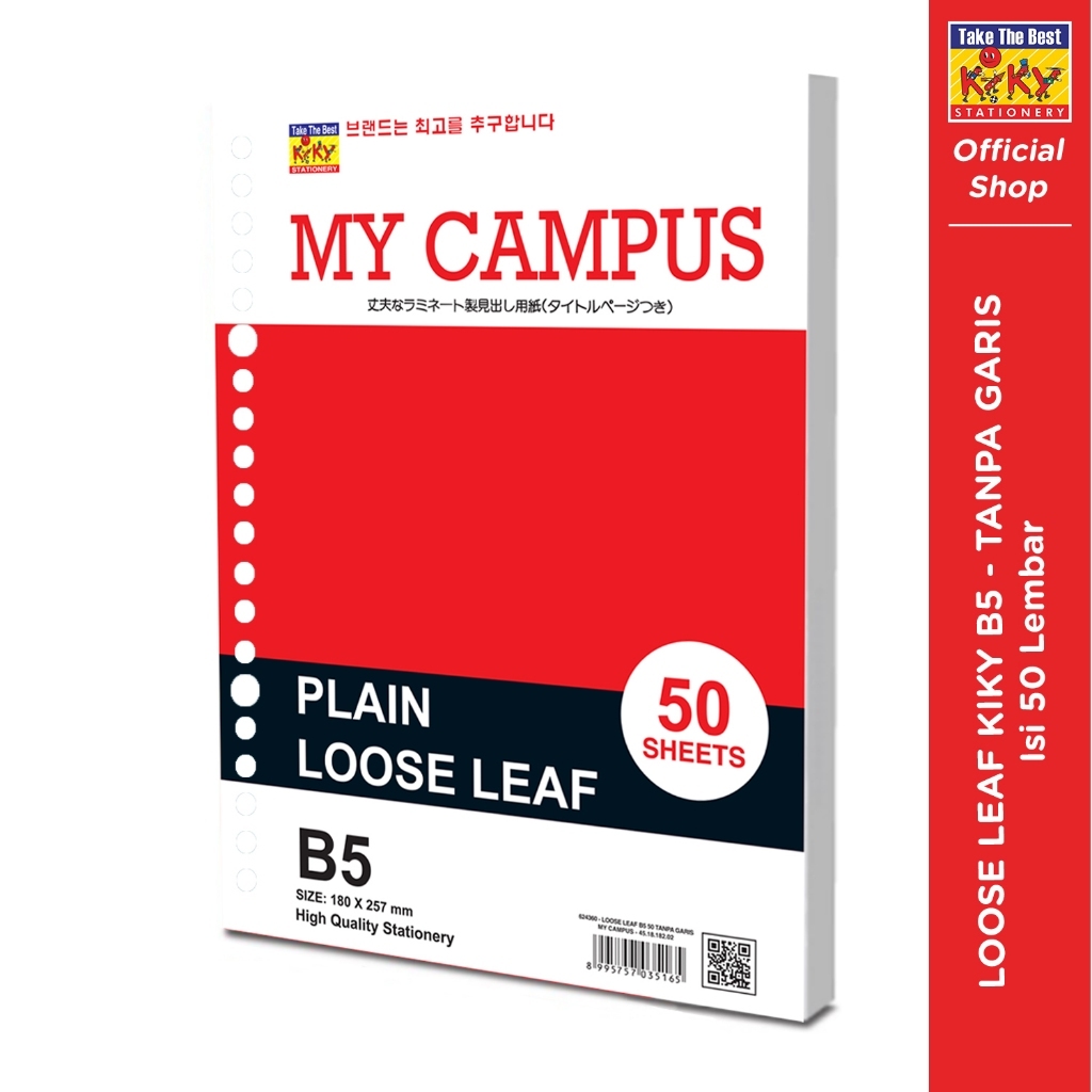 

ISI BINDER KIKY LOOSE LEAF B5 ISI 50
