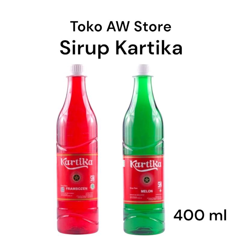 

Sirup Kartika 400 ml l Sirup Minuman Melon Framboze