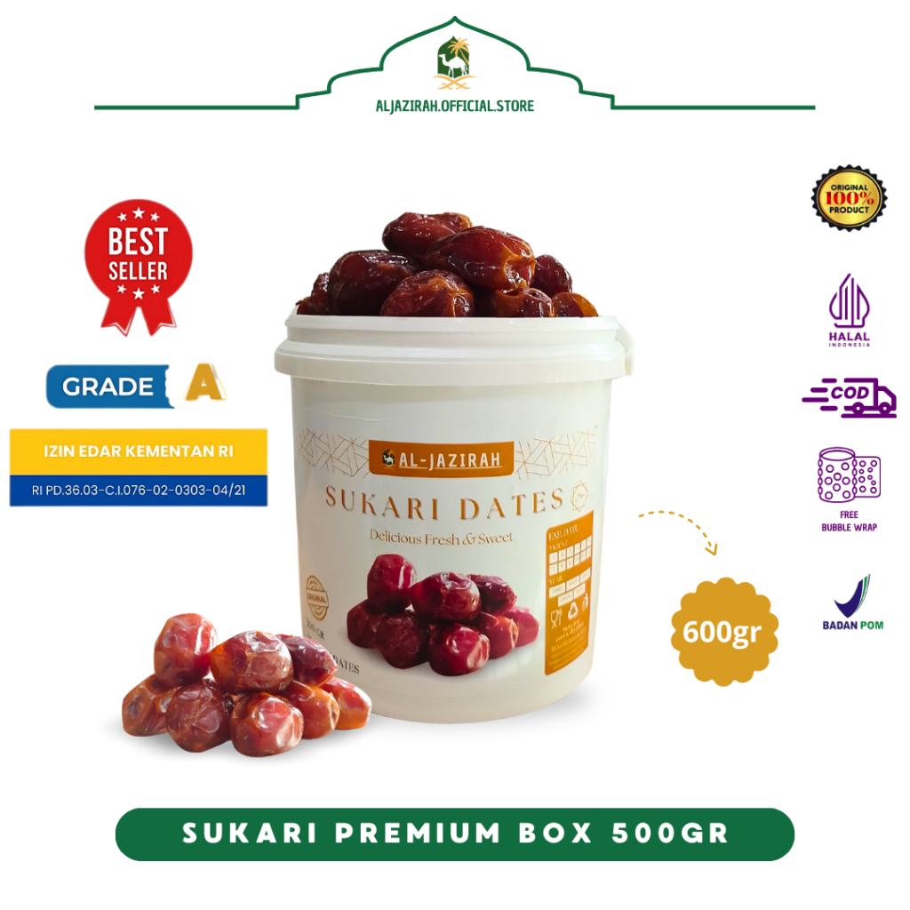 

KURMA SUKKARI EMBER AL QASSIM 600GR GRADE A