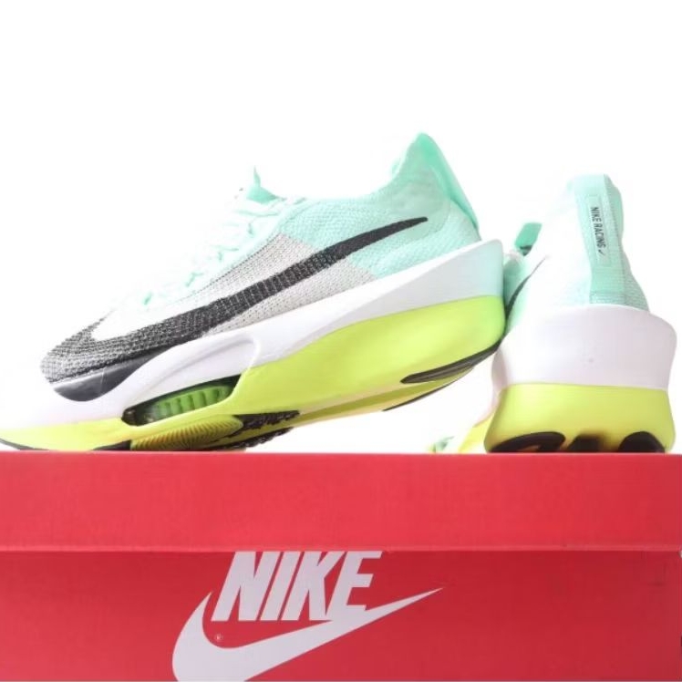 sepatu run nike air zoom alphafly Blue next% 3 volt original BNIB