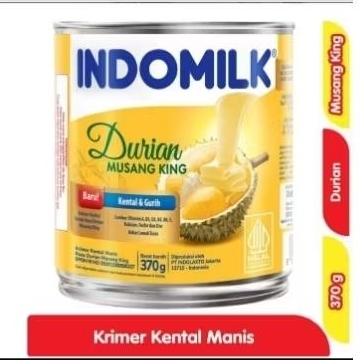 

Indomilk Durian Musang King Susu Kental Manis Rasa Durian