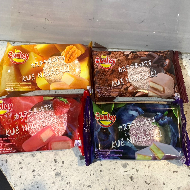 

Kue Nagasaki mochi berat 35gr mochi kue bolu cemilan makanan lembut macam rasa halal murah