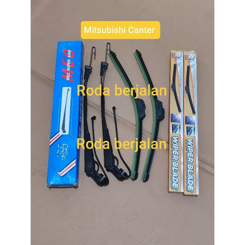 Gagang tangkai wiper Frameless set Canter 110ps 125ps 136ps satu set