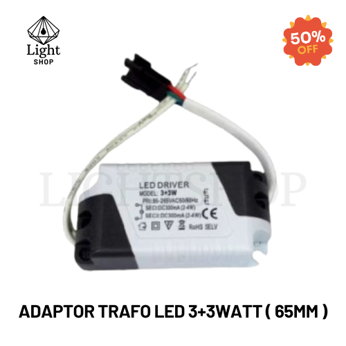 DRIVER ADAPTOR TRAFO PANEL LED DOWNLIGHT DRIVER PANEL LED 2 WARNA BISA COD