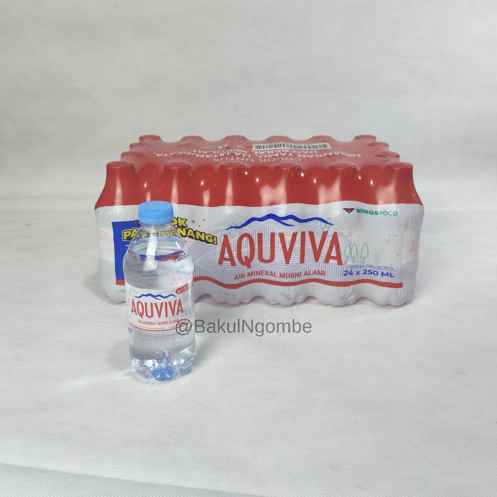 

AIR MINERAL BOTOL AQUVIVA 250ML 1 PACK ISI 24