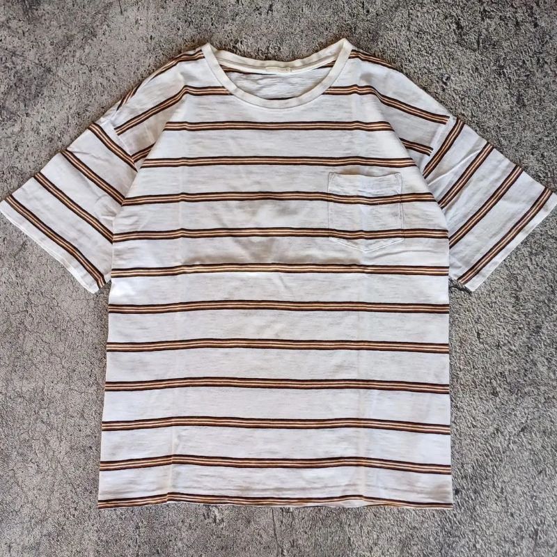 Kaos Stripe GU Uniqlo