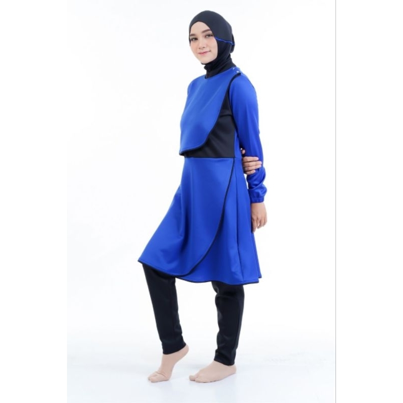 SWIMWEAR GREYSIA ROCELLA - SWIMWEAR MUSLIM - SWIMWEAR DEWASA - PAKAI OLAHRAGA BAJU RENANG HIJAB WANI