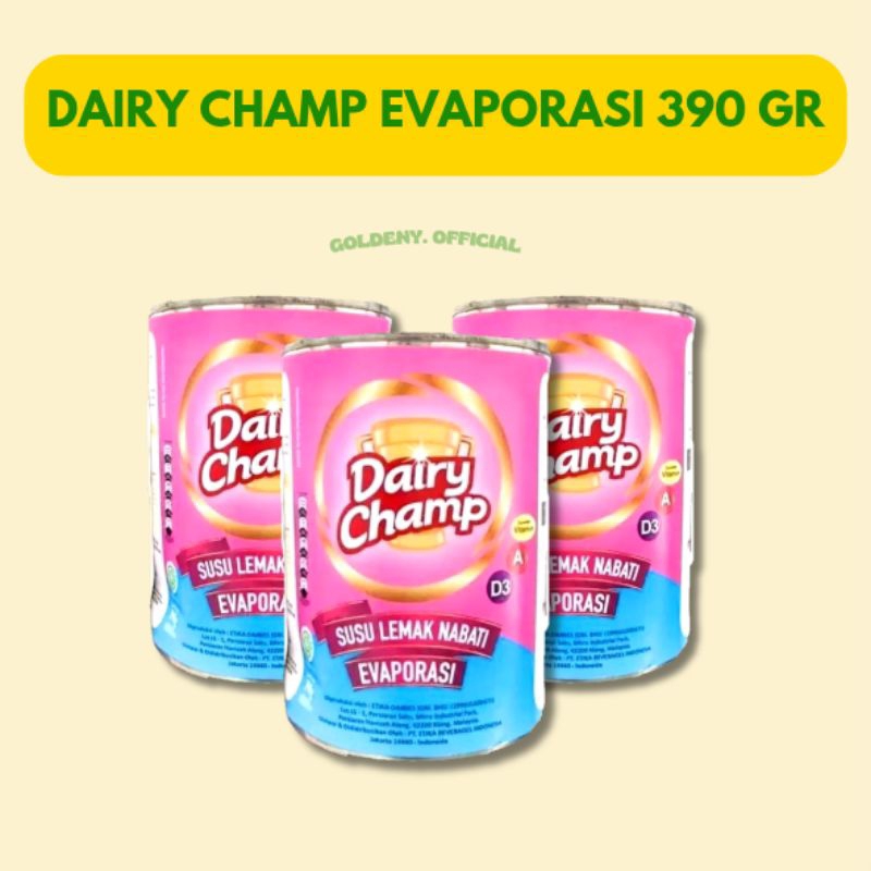 

SUSU EVAPORASI DAIRY CHAMP 390 GR