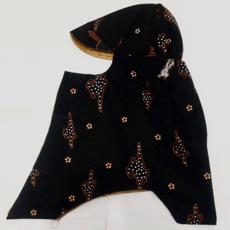 topi sebo jumbo full batik bolak balik
