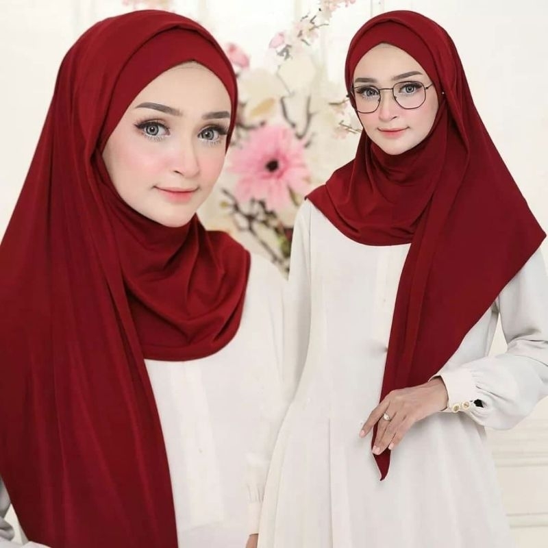 jilbab lolita segitiga - jilbab pasmina segitiga jersy - kerudung pasmina segitiga - jilbab instan s