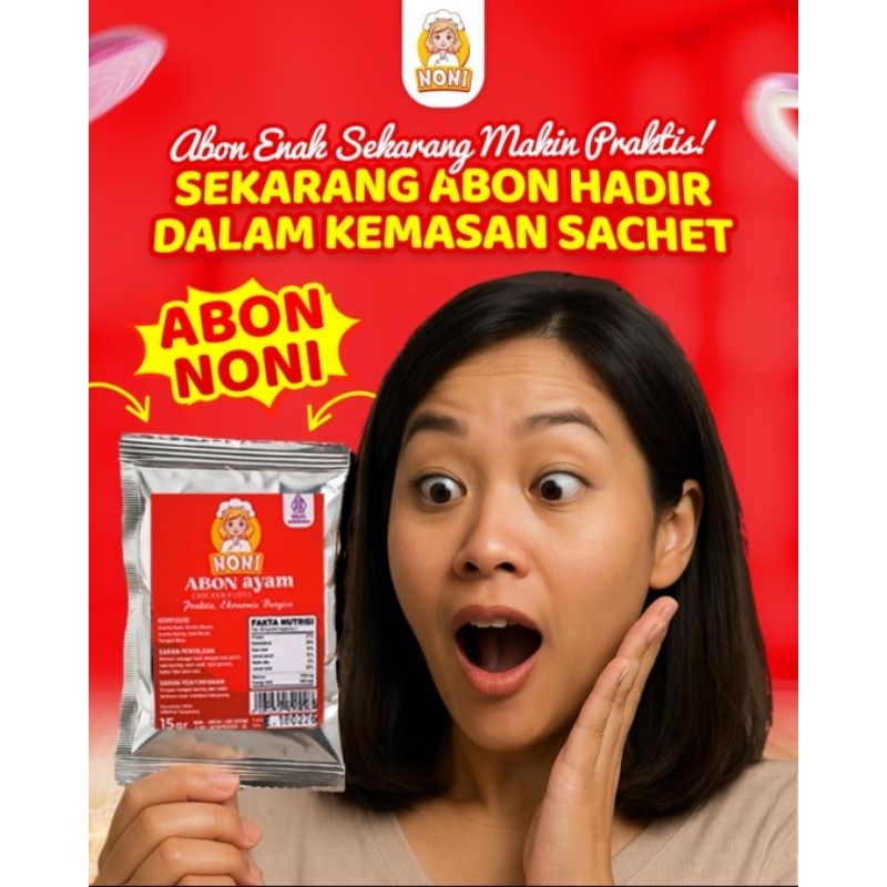 

ABON AYAM NONI SACHET 15gr