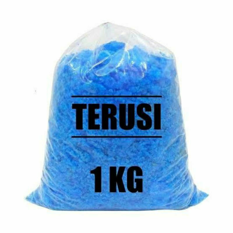terusi 1kg / terusi kolam renang / terusi penjernih air / copper sulfat