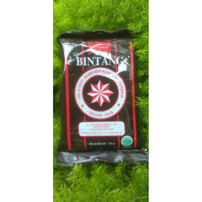

Kopi Bubuk Cap Bintang Asli Semendo Kemasan 50 Gram