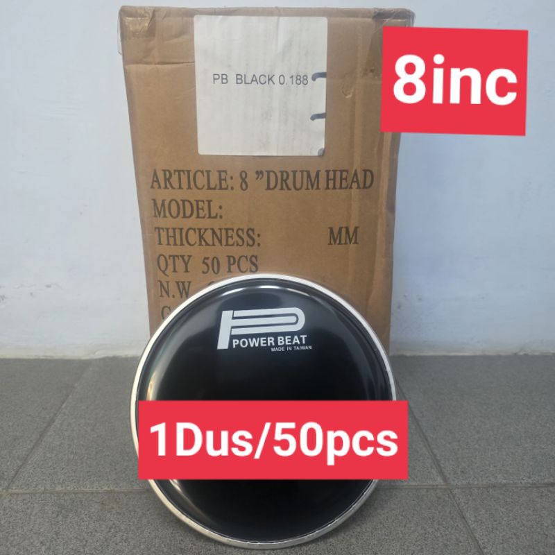 TERMURAH MIKA DARBUKA 8inc  1 DUS ISI 50PCS POWER BEAT