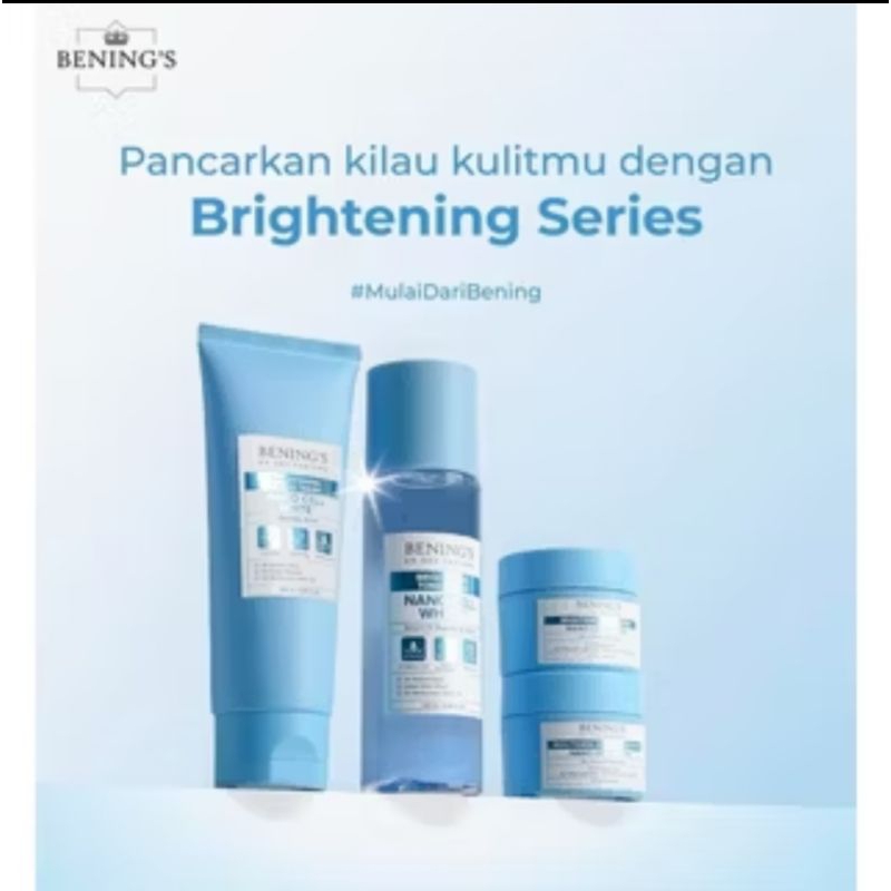 original skincare bening's clinic brightening series bening klinik