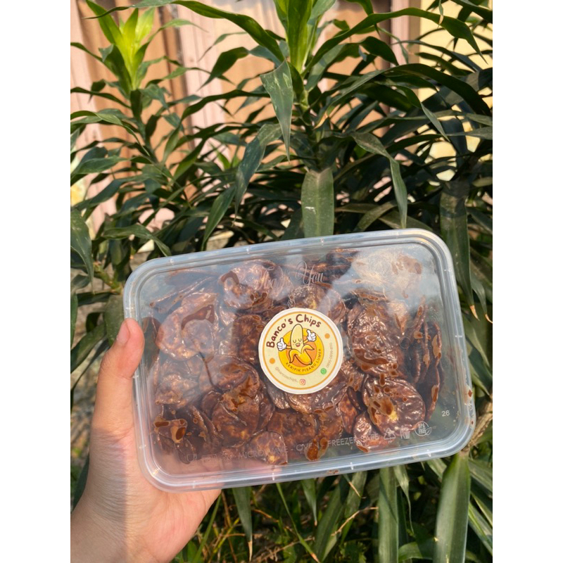 

Keripik Pisang Coklat Lumer Banco’s Chips 200gr