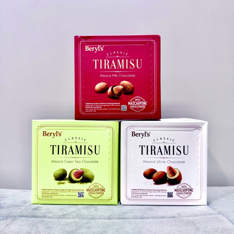 

Beryls Tiramisu Almond Chocolate White Coklat 65gr