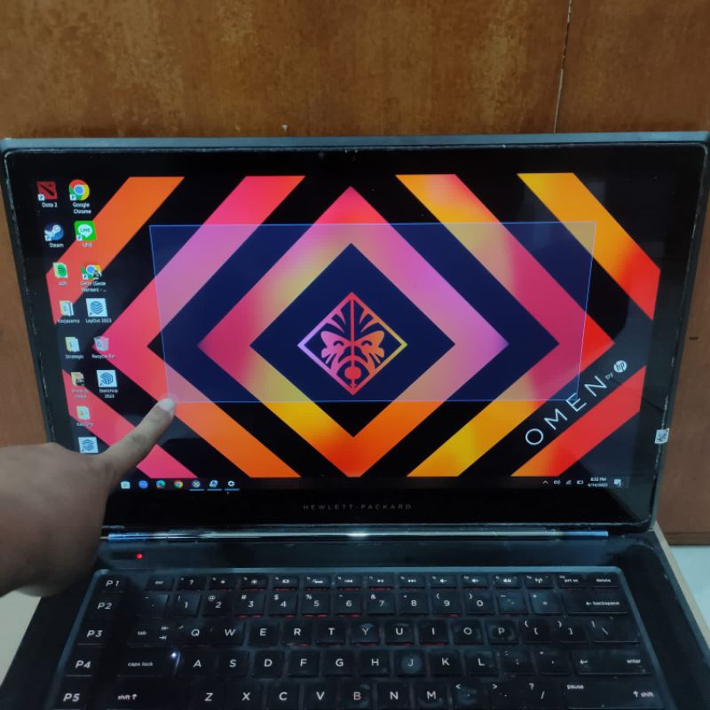 Laptop Gaming HP Omen Touchscreen core i7 - 4720HQ Ram 8Gb/SSD 256Gb DualvgaVGA Nvidia GeForce GTX 9