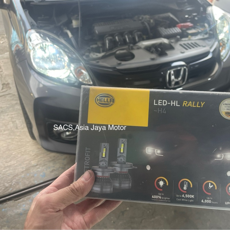 Hella led headlamp senja khusus Honda Brio