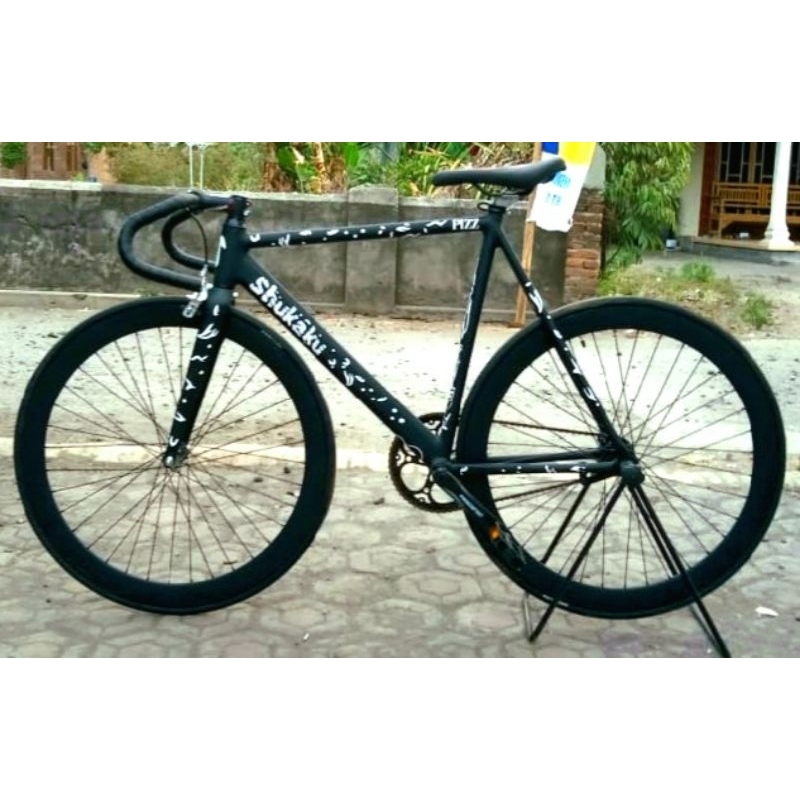 Fixie Shukaku Warna Hitam Murah Meriah Siap Pakai ~ Warna Dan Ukuran Bisa Request Sesuai Selera