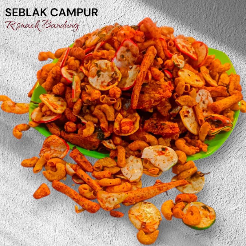 

cemilan seblak campur kumplit pedas daun jeruk 1kg
