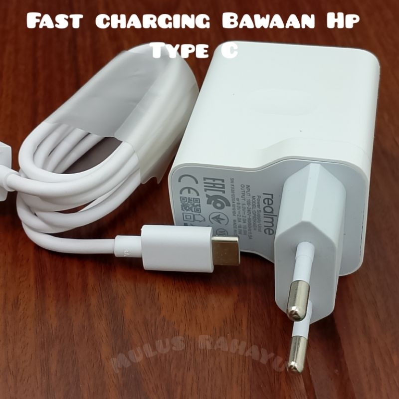 Charger Realme Original 100% Bawaan Hp 6i 7i 8i 8 5G C17 C25 C25S C35 5 Pro Narzo 10 20 30A 50A