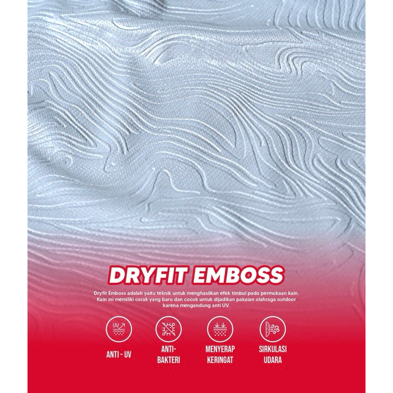 SPESIAL DRYFIT EMBOS JERSEY CUSTOM BAHAN DRY FIT EMBOS