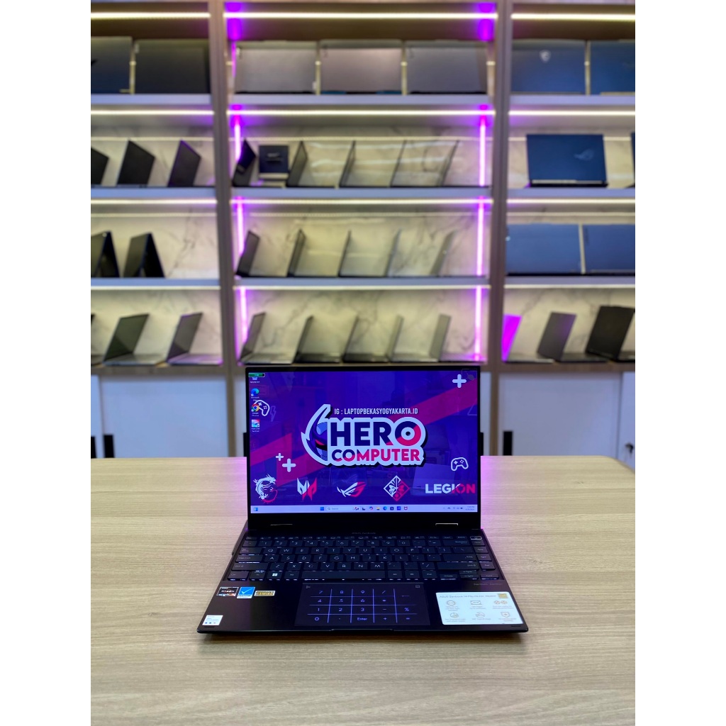Laptop 2 in 1 Asus Zenbook Flip 14, Amd ryzen 5 5500U