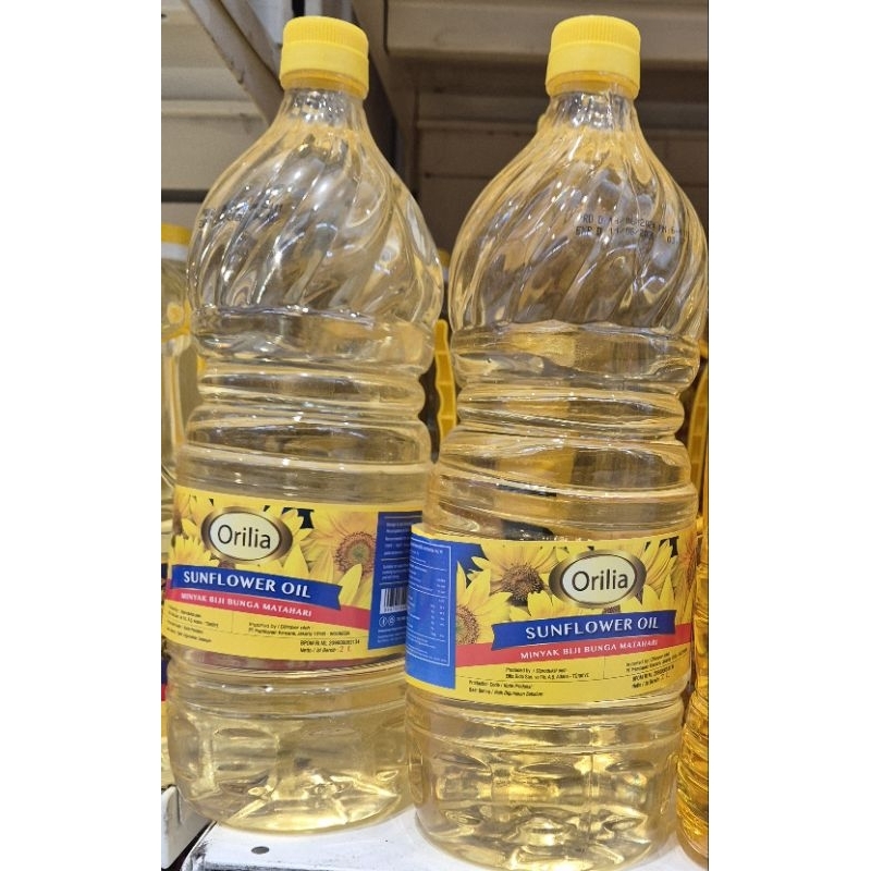 

Minyak Biji Bunga Matahari ORILIA Sun Flower Oil 2 Liter - HK, RM.