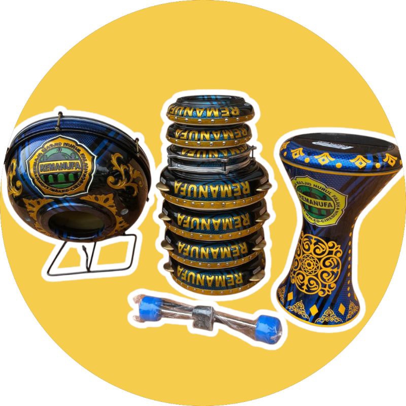 rebana 1 set lengkap  hadroh 1set habsy produk jepara