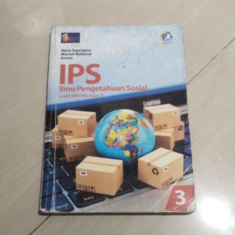 BUKU ORI BUKU IPS KELAS 3 SMP PENERBIT FACIL EDISI REVISI