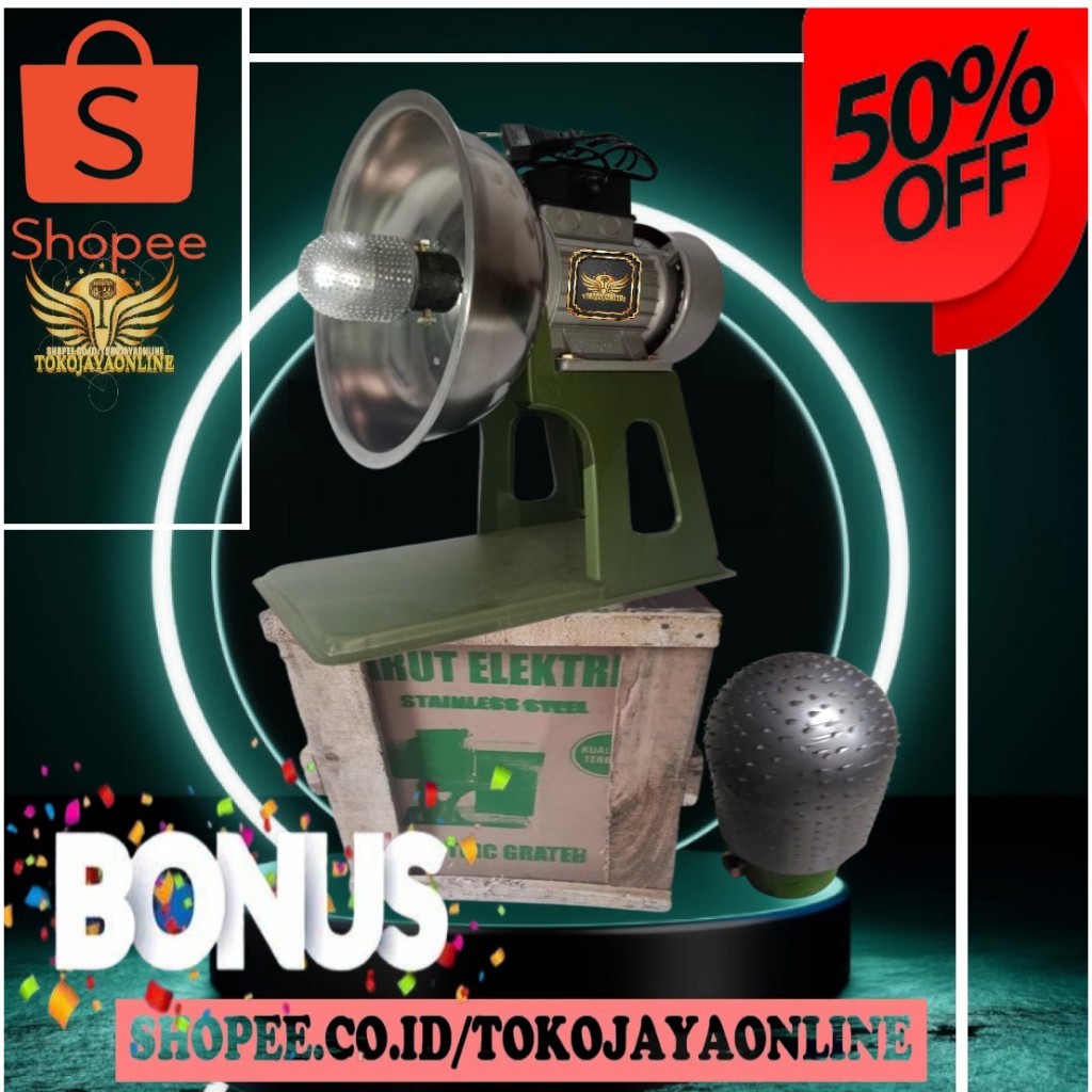 Parut Kelapa Listrik,Parut Bison,Parut Buah,Parut Melon,Parut Ubi,Parut Ketela,Parut Wortel,Parut Bi