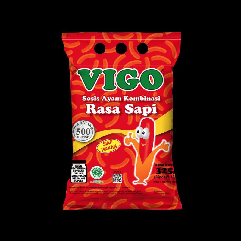 

VIGO Sosis Ayam Kombinasi Rasa Sapi Isi 25