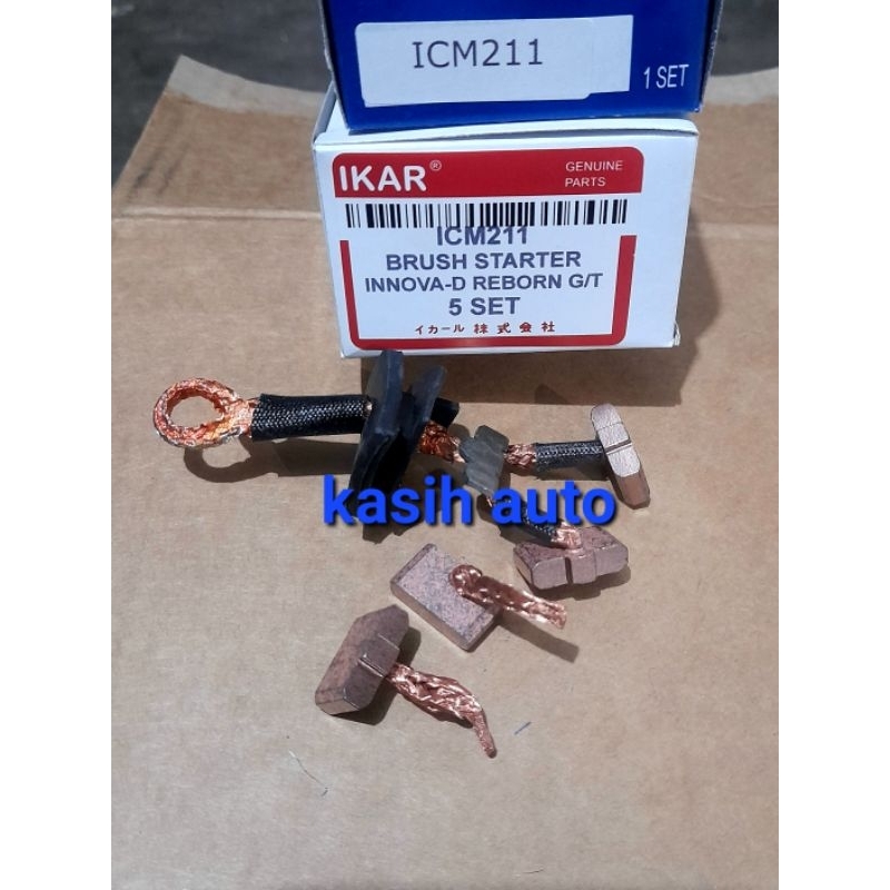 5set carbon brush starter kul cool arang dinamo stater G/T innova  diesel reborn inova diesel rebon