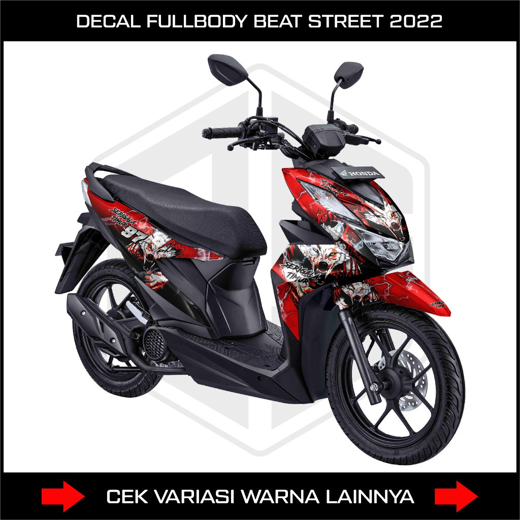 DECAL STRIPING FULLBODY HONDA BEAT STREET 2022/STIKER NEW BEAT STREET