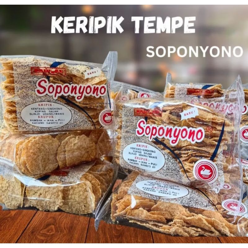 

Keripik Tempe Soponyono Renyah Gurih Oleh2 Khas Malang