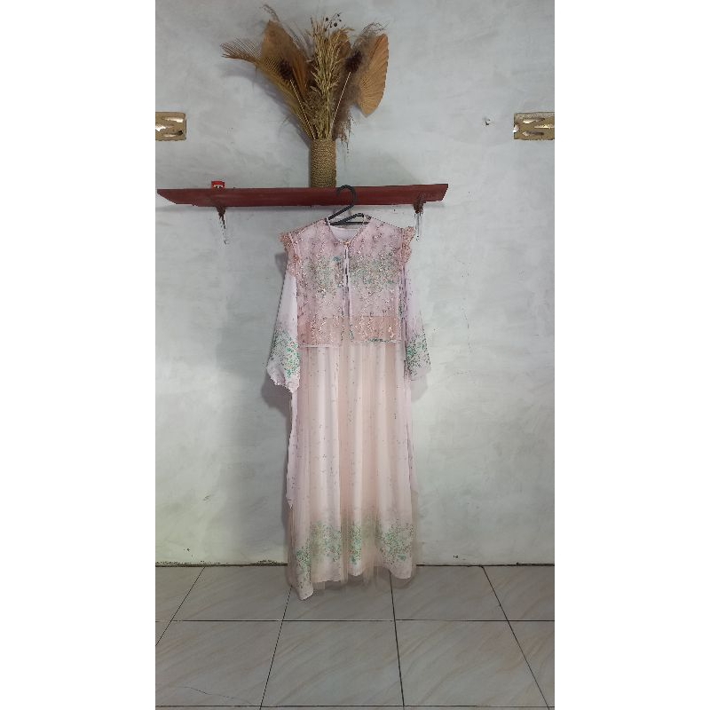 GAMIS WANITA MEWAH CERUTY BABYDOLL PRINTING MIX TILE TUTU CANTIK GAMIS WANITA DEWASA GAMIS CERUTY