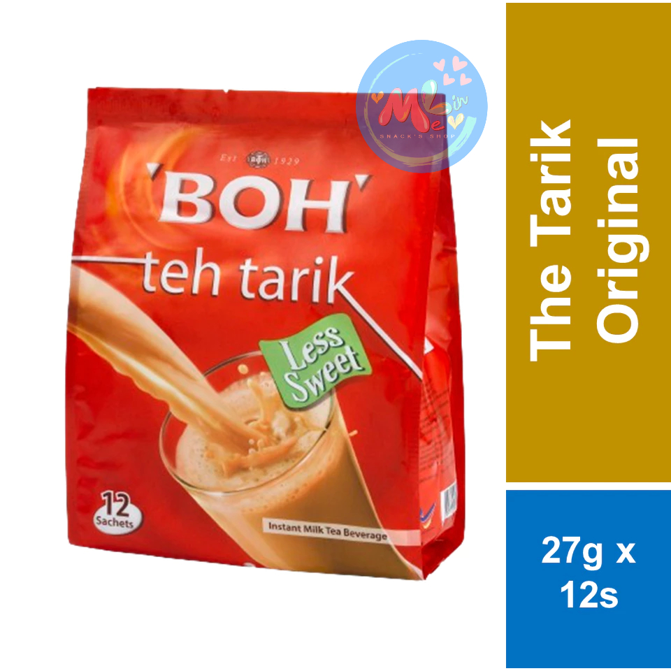 

BOH Teh Tarik Kurang Manis Original New Stick Pack 27g x 12sachet