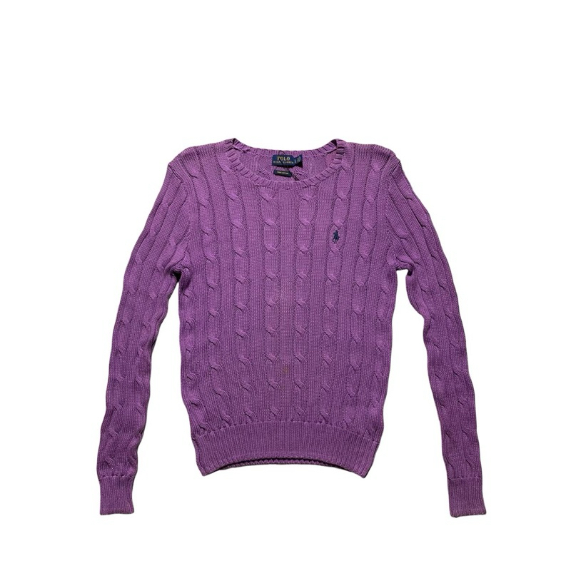 Cable knit polo ralph lauren