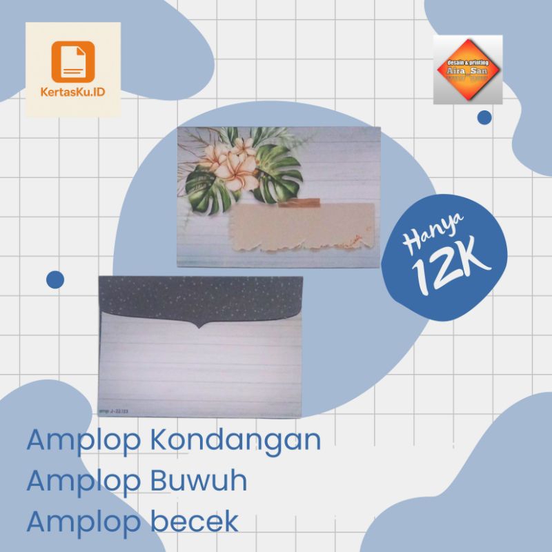 

Amplop Kondangan Custom Nama – Cetak Kilat! | HVS 100gsm | Isi 25 pcs – Elegan & Siap Kirim