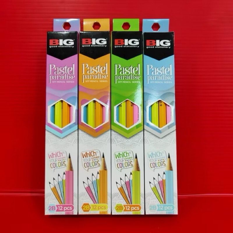 

(PACK) PENSIL 2B PASTEL PARADISE 977 BIG - isi 12