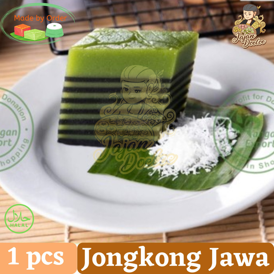

Lapis Kelapa Parut , Kue Jongkong , Jajanan Pasar Homemade , Kue Basah