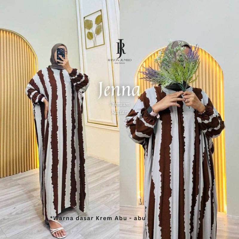 Kaftan Jenna Rayon Daily Kaftan untuk sehari-hari