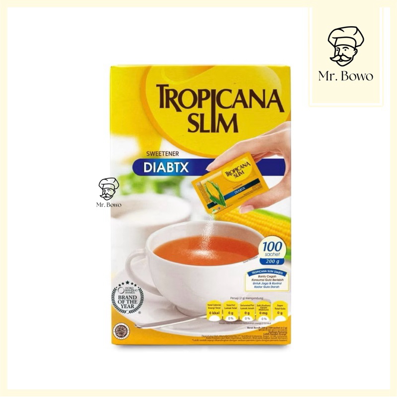 

Tropicana Slim Sweetener DIABTX (3 Ukuran)