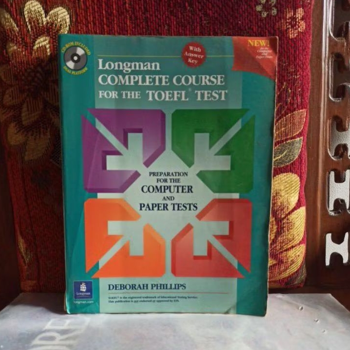Buku Original Longman COMPLETE COURSE FOR THE TOEFL TEST PREPARATION FOR THE COMPUTER AND PAPER TEST