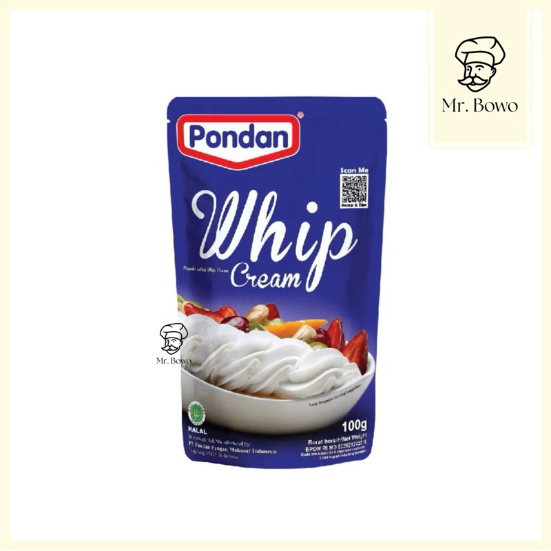 

Pondan Whipcream Pouch (100g)