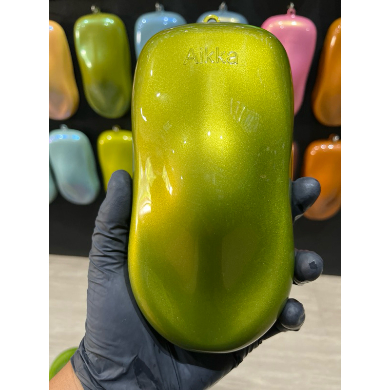 GOLDISH GREEN METALIK 8681 K AIKKA. CAT PU WARNA HIJAU METALIK MOTOR MOBIL