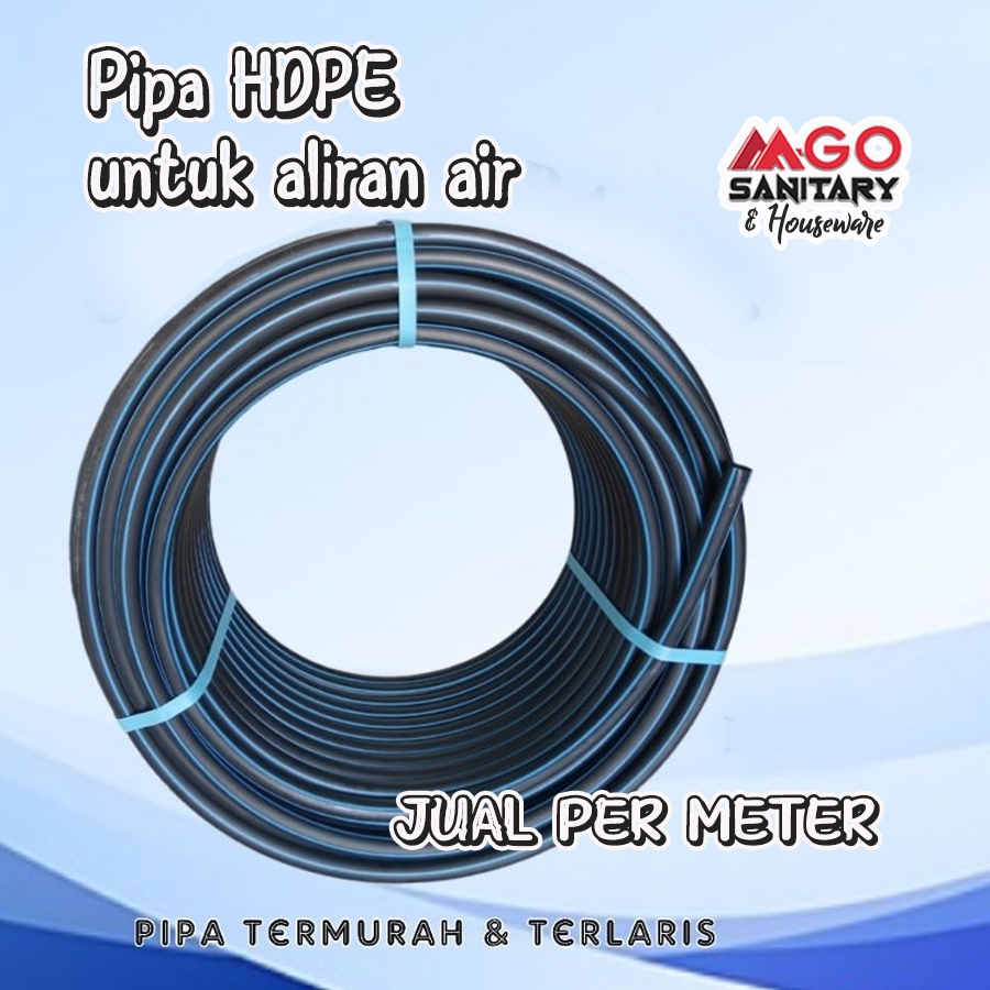 PIPA HDPE DAN SAMBUNGAN PIPA HDPE 1/2 INCH