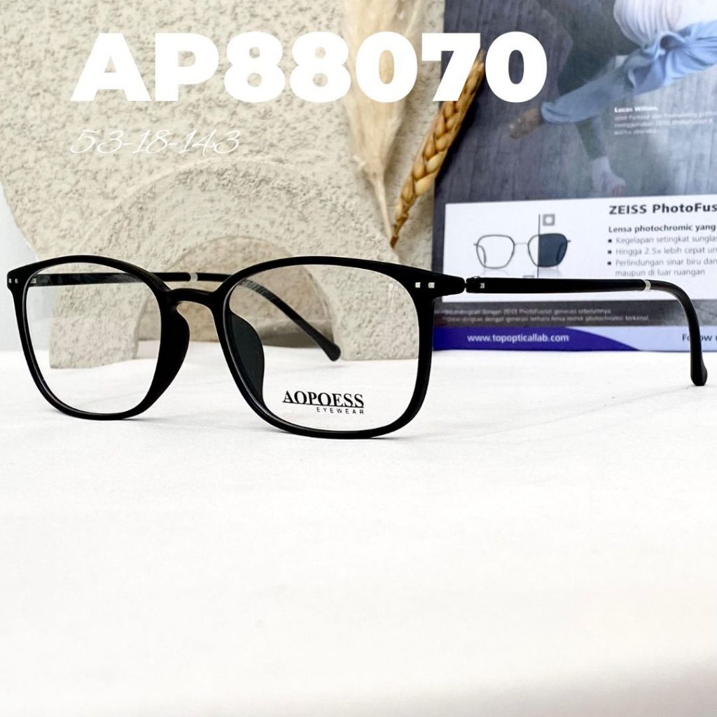 AOPOESS 88070 - KACAMATA MINUS ANTI RADIASI PREMIUM