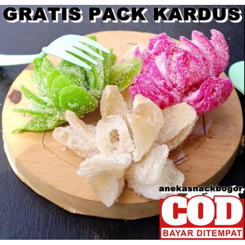 

Manisan pala kering 3 varian warna Best seller